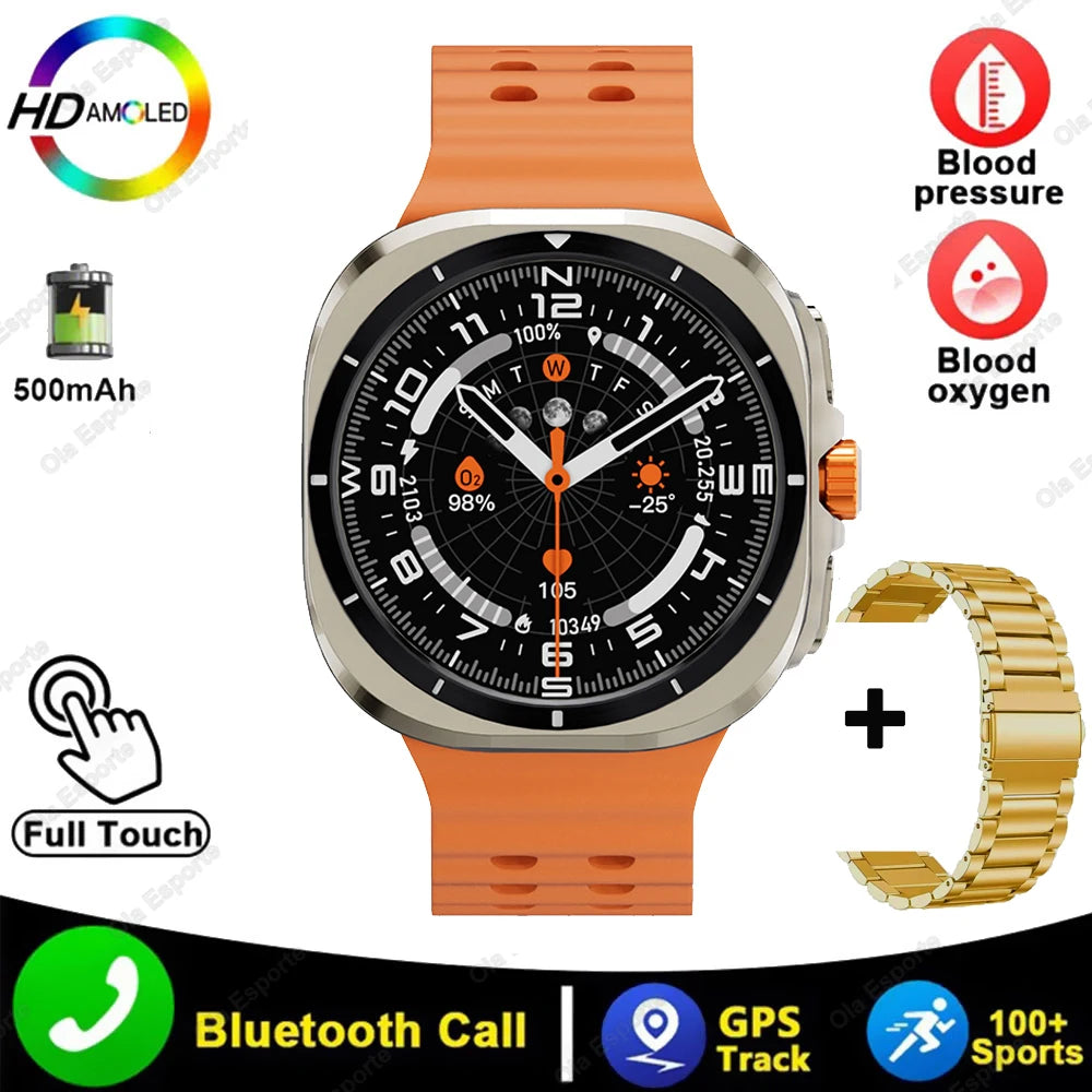 series 8 ultra watch 47mm Smart Watch IP68 Waterproof Bluetooth Call Compass Smartwatch for Men Women 1.43" AMOLED Screen