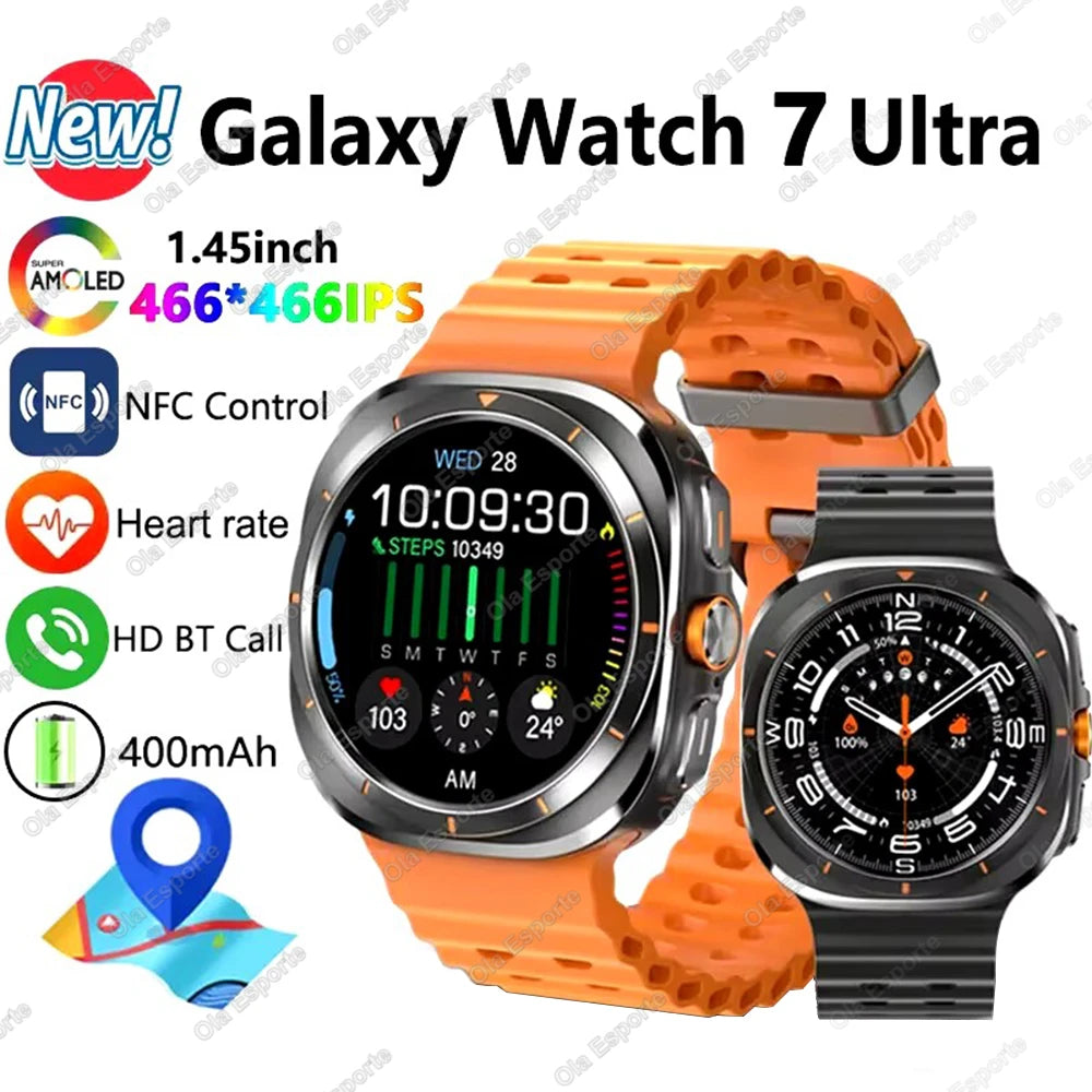 series 8 ultra watch 47mm Smart Watch IP68 Waterproof Bluetooth Call Compass Smartwatch for Men Women 1.43" AMOLED Screen