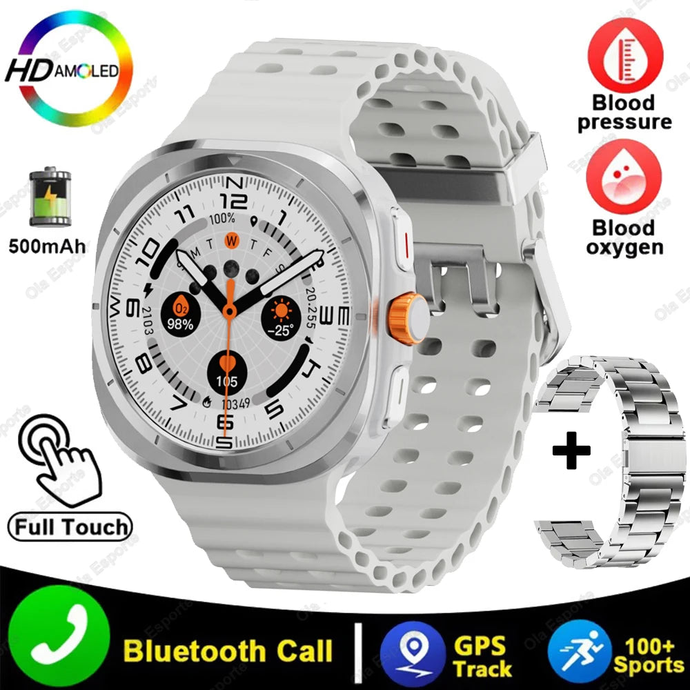 series 8 ultra watch 47mm Smart Watch IP68 Waterproof Bluetooth Call Compass Smartwatch for Men Women 1.43" AMOLED Screen