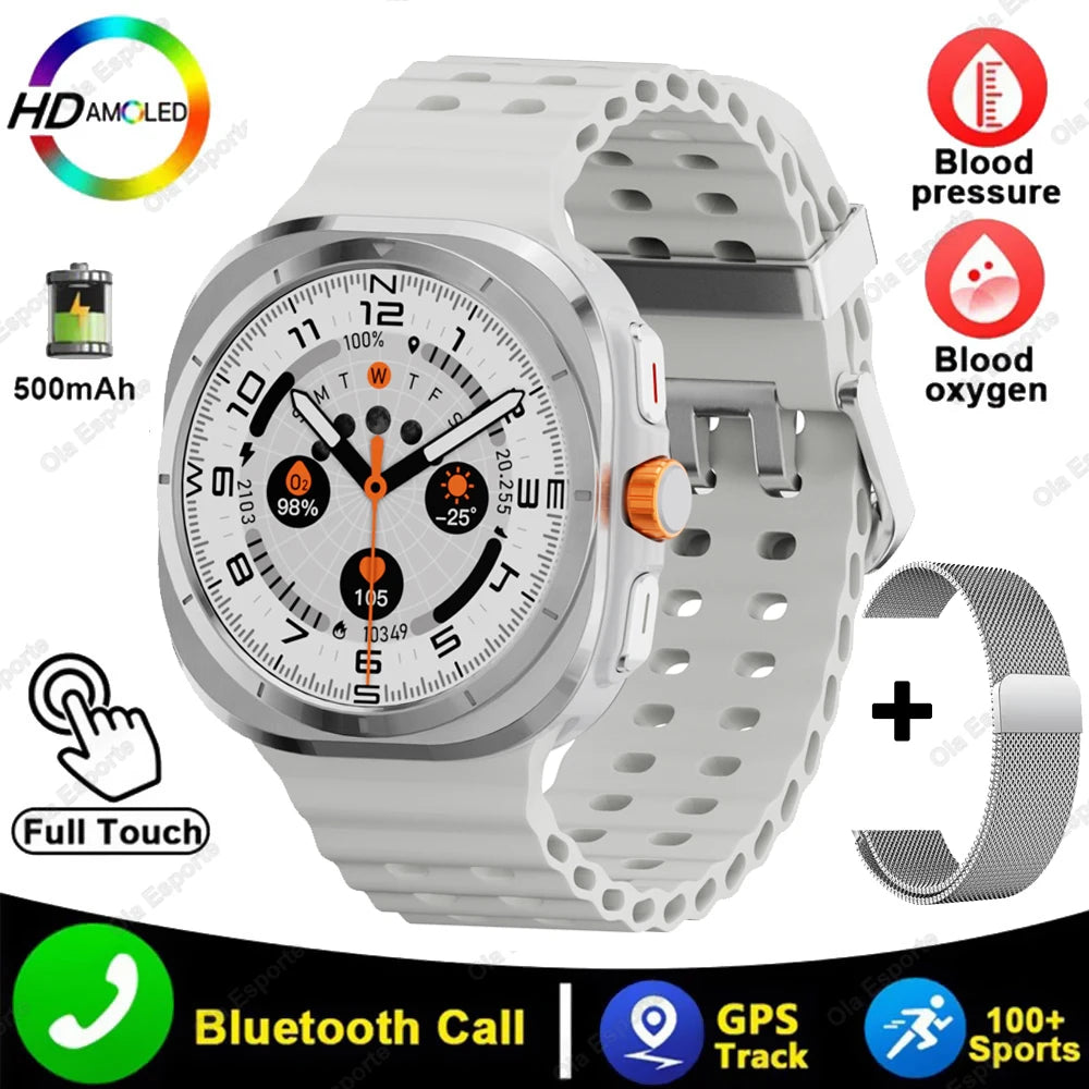 series 8 ultra watch 47mm Smart Watch IP68 Waterproof Bluetooth Call Compass Smartwatch for Men Women 1.43" AMOLED Screen