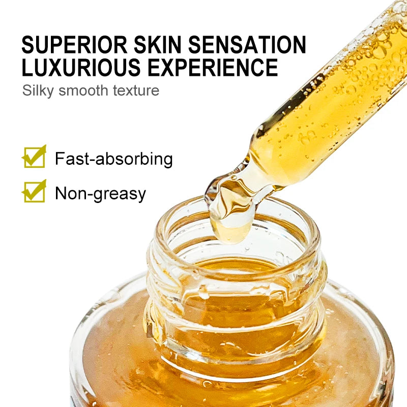 Vitamin C Serum for Face Hyaluronic Acid Dark Spot Removal Whitening Moisturizing Turmeric Fade Freckle Facial Skin Care