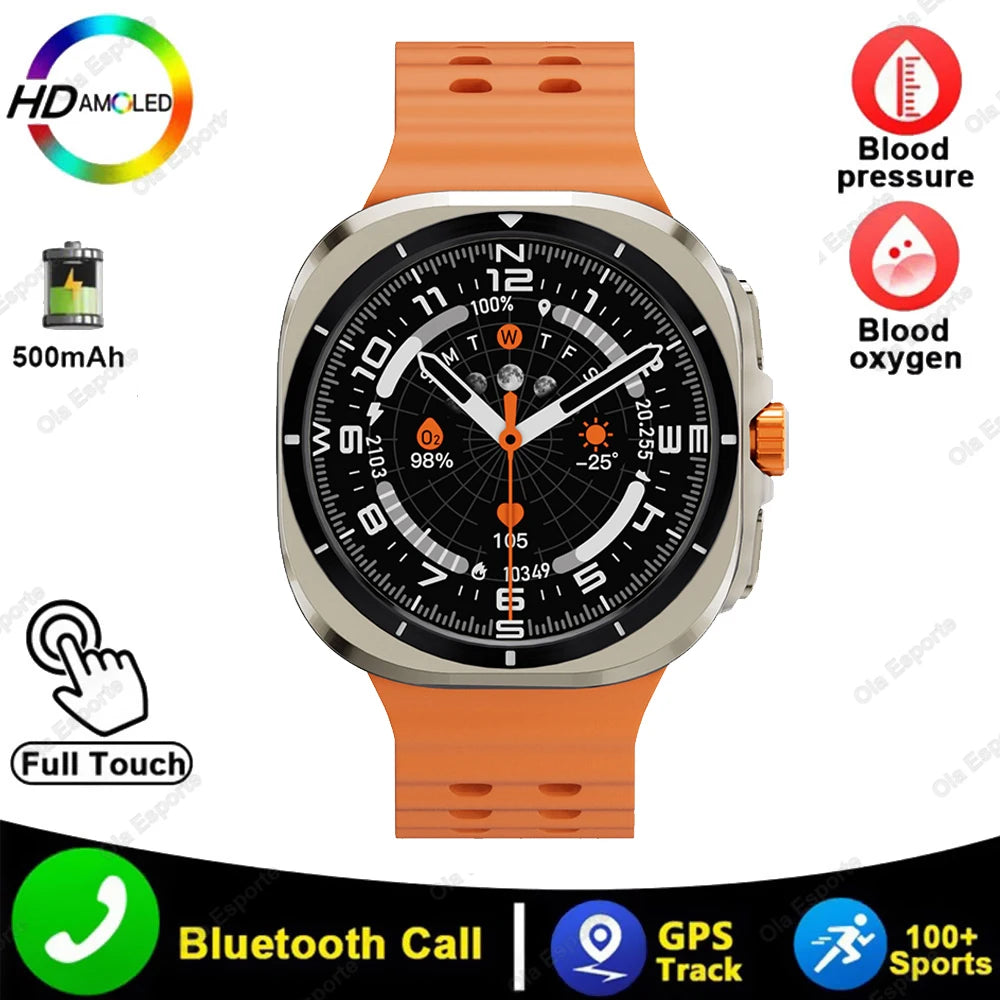 series 8 ultra watch 47mm Smart Watch IP68 Waterproof Bluetooth Call Compass Smartwatch for Men Women 1.43" AMOLED Screen